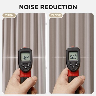 Foto 6 | Foto 6 | Cortinas Joydeco Blackout 183x183 Cm Sandshell - Venta Internacional