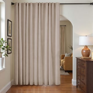 Foto 6 | Foto 6 | Cortina Jinchan con Filtro de Luz 100x213 Cm Beige - Venta Internacional