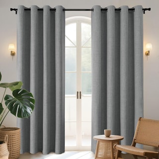 Foto 1 | Foto 1 | Cortinas Joydeco Blackout 100x240cm Gris - Venta Internacional