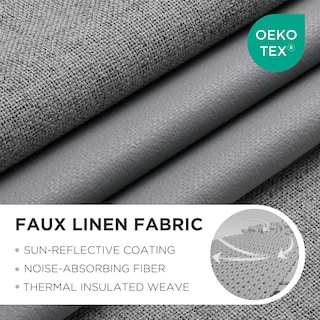 Foto 2 | Foto 2 | Cortinas Joydeco Blackout 100x240cm Gris - Venta Internacional