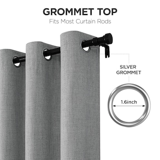 Foto 5 | Foto 5 | Cortinas Joydeco Blackout 100x240cm Gris - Venta Internacional