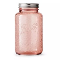 Tarro Para Conservas Edición De Colección Ball Vintage Rosa 960 Ml Con Tapa - Venta Internacional.