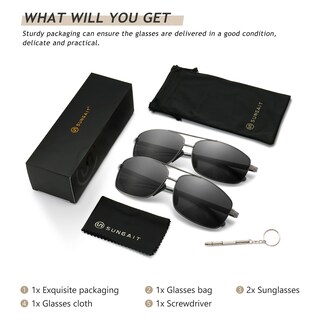 Foto 7 | Foto 7 | Gafas de Sol Sungait Ultra para Hombre 2 Pack - Venta Internacional
