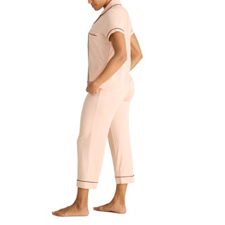 Foto 2 | Foto 2 | Conjunto De Pijama Para Mujer Bcbgmaxazria Manga Corta Con Cuello Solapa Y Pantalones - Venta Internacional.