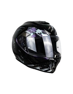 Foto 4 | Foto 4 | Casco Integral De Moto Scorpion Exo 391 Cuttler Morado/ Negro
