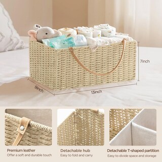 Foto 2 | Foto 2 | Organizer Portátil Para Pañales De Bebé Hblife De Cuerda De Papel - Venta Internacional.