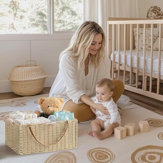 Foto 5 | Foto 5 | Organizer Portátil Para Pañales De Bebé Hblife De Cuerda De Papel - Venta Internacional.