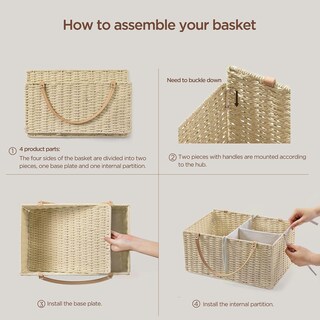 Foto 7 | Foto 7 | Organizer Portátil Para Pañales De Bebé Hblife De Cuerda De Papel - Venta Internacional.