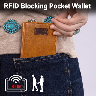 Foto 4 | Foto 4 | Billetera Pequeña Para Mujer Wrangler Con Forro Rfid Y Monedero - Venta Internacional.