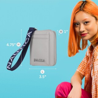 Foto 5 | Foto 5 | Billetera Pequeña Nautica Everglades Para Mujer Con Muñequera Negra - Venta Internacional.