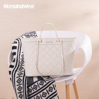 Foto 3 | Foto 3 | Bolsa Tote Montana West Acolchada De Cuero Vegano Para Mujeres - Venta Internacional.