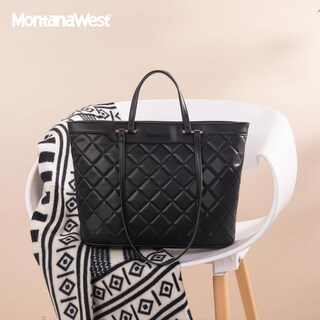 Foto 2 | Foto 2 | Bolsa Tote Montana West Acolchada Para Mujer Piel Vegana 2025 - Venta Internacional.