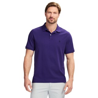 Foto 1 | Foto 1 | Camisa Polo Izod Interlock De Manga Corta Para Hombre En Morado - Venta Internacional.