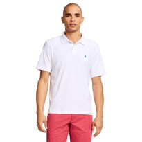 Polo Izod De Manga Corta Para Hombre Blanco Brillante Liso - Venta Internacional.