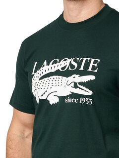 Foto 3 | Foto 3 | Camiseta Lacoste Para Hombre Cuello Redondo De Manga Corta Ajuste Clásico - Venta Internacional.