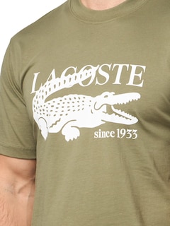 Foto 3 | Foto 3 | Camiseta Lacoste Para Hombre Con Cuello Redondo Y Manga Corta Ajuste Clásico - Venta Internacional.