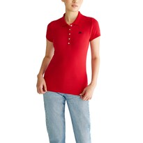 Camisa Polo Aero Solid A87 De Aeropostale Para Mujer Rojo Fuego Xs - Venta Internacional.