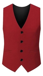 Foto 3 | Foto 3 | Chaleco Caballero Con Moño Peppermint Rojo Para Fiesta O Evento