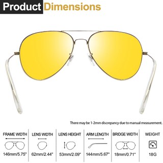 Foto 5 | Foto 5 | Gafas Para Conducir De Noche Joopin Con Visión Nocturna Y Protección Uv - Venta Internacional.