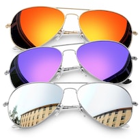 Gafas De Sol Joopin Por Volumen Estilo Militar Polarizadas Rojas Uv400 - Venta Internacional.