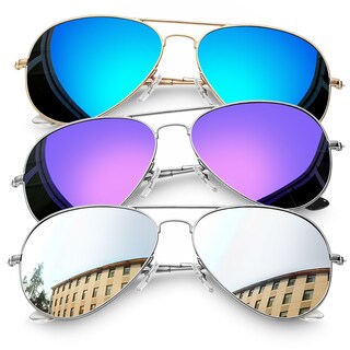 Foto 1 | Foto 1 | Gafas De Sol Joopin Espejo Militar Polarizadas Uv400 Unisex 3 Paquetes - Venta Internacional.