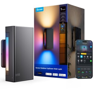 Foto 1 | Foto 1 | Lámpara De Pared Exterior Govee Updown 1200 Lm Rgbicww Smart Paquete De 1 Unidad - Venta Internacional.