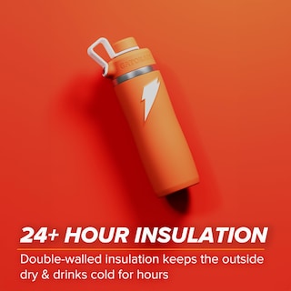 Foto 4 | Foto 4 | Botella De Agua Gatorade 'overtime' De Acero Inoxidable 650 Ml Gris - Venta Internacional.