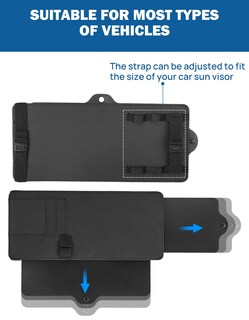 Foto 4 | Foto 4 | Extensor Para Visera Solar De Coche Joytutus Bloqueador De Sol Para Parabrisas (paquete De 2) - Venta Internacional.