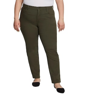 Foto 5 | Foto 5 | Jeans Gloria Vanderbilt Amanda Elásticos En Denim Verde Talla 10 - Venta Internacional.