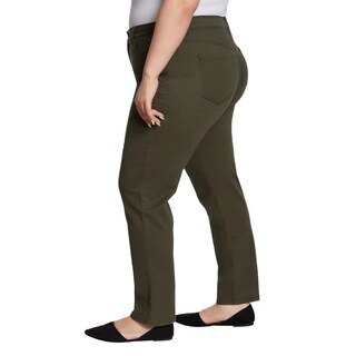 Foto 6 | Foto 6 | Jeans Gloria Vanderbilt Amanda Elásticos En Denim Verde Talla 10 - Venta Internacional.