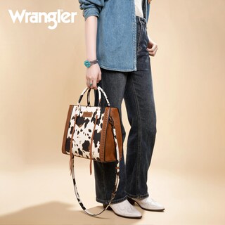 Foto 2 | Foto 2 | Bolso Tote Montana West Wrangler Con Estampado De Vaca Para Mujer + Cartera - Venta Internacional.