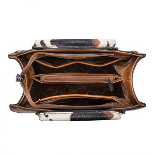 Foto 5 | Foto 5 | Bolso Tote Montana West Wrangler Con Estampado De Vaca Para Mujer + Cartera - Venta Internacional.