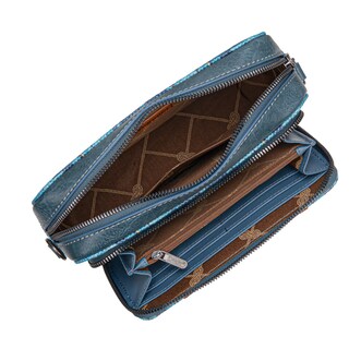 Foto 5 | Foto 5 | Bolso Cruzado Montana West Wrangler Boho Azteca Azul Marino Para Mujer - Venta Internacional.