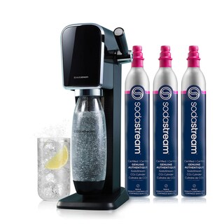 Foto 1 | Foto 1 | Sodastream Art Máquina Para Agua Con Gas Negra Con Paquete De 3 Co2 - Venta Internacional.