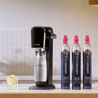 Foto 4 | Foto 4 | Sodastream Art Máquina Para Agua Con Gas Negra Con Paquete De 3 Co2 - Venta Internacional.