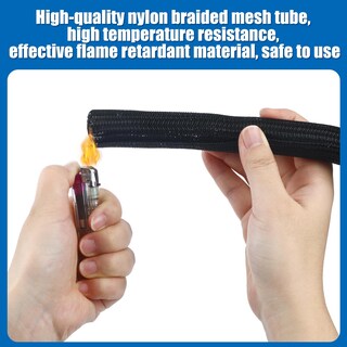 Foto 2 | Foto 2 | Tubería Trenzada Ignífuga Para Cables Wire Loom De 30 M - Venta Internacional.