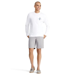 Foto 4 | Foto 4 | Short Chino Izod Saltwater Para Hombre Talla 32 Color Cinderblock - Venta Internacional.