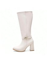 Botas Golden Shoes 2018 Latte Caña Alta para Mujer