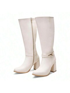 Foto 2 | Foto 2 | Botas Golden Shoes 2018 Latte Caña Alta para Mujer