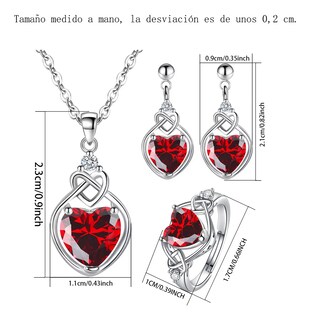 Foto 3 | Foto 3 | ''collar Con Colgante Corazón Y Circonia En Caja De Rosas ''