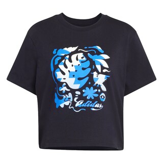 Foto 2 | Foto 2 | Playera Graphic House Of Tiro Community Adidas Negro Mujer