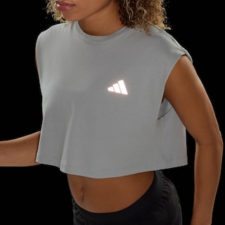 Foto 8 | Foto 8 | Playera Corta De Running Adi365 Essentials Adidas Verde Mujer