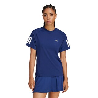 Foto 1 | Foto 1 | Camiseta De Tenis Club Climacool Con Las 3 Franjas Adidas Azul Mujer