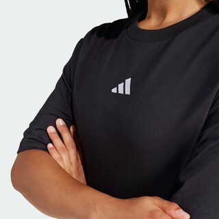 Foto 5 | Foto 5 | Playera Holgada De Algodón Essentials 3 franjas Adidas Negro Mujer