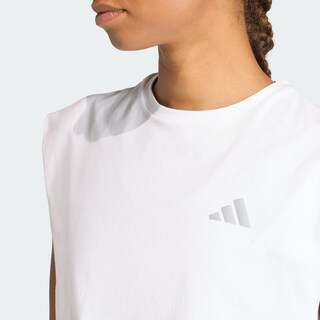 Foto 5 | Foto 5 | Playera Corta De Running Adi365 Essentials Adidas Blanco Mujer