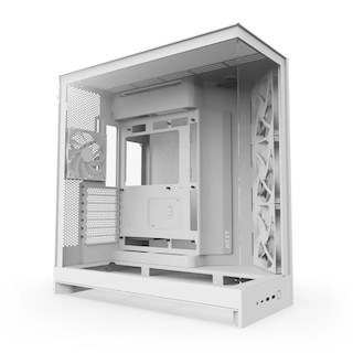 Foto 1 | Foto 1 | Gabinete Mid Tower Atx Nzxt H9 Flow Color Blanco Incluye 3 Ventiladores