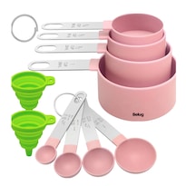 Cucharas Tazas+embudo Medidoras Repostería Belug