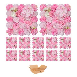 Foto 1 | Foto 1 | Kit 12 Pzas Panel De Flores Belug Artificiales Muro Decorativos Rosas Pared