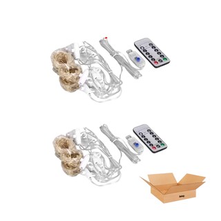 Foto 1 | Foto 1 | Par Cortinas Serie Luces Belug 300 Led Decorativas Usb 3x3m 2 Piezas