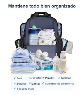 Foto 4 | Foto 4 | Mochila Lab.g Pañalera Para Bebé Impermeable Y Espaciosa Negro
